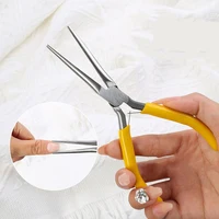 New Nail Art Shaping Tweezers Quick Building Extension Tips Clips UV Gel C Curve Pinching Manicure Tools Acrylic Nails Pincher 1
