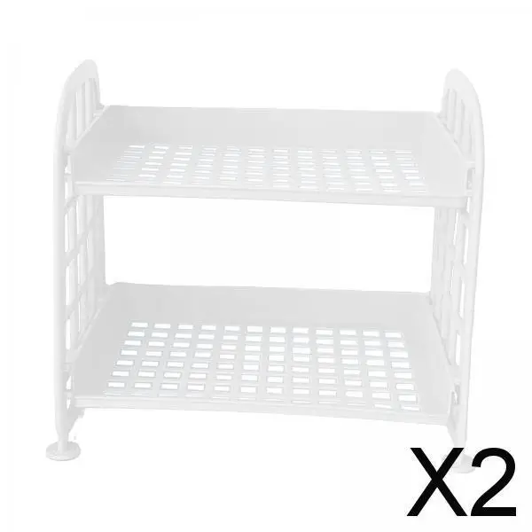 

2xPerfume Organizer Stand Free Standing for Dresser Desktop Kitchen