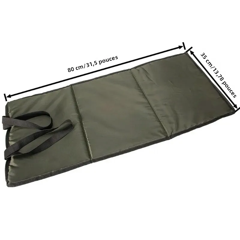 Tapis décrochage pliable épais - Coussin protection poisson portable - Pêche carpe et leurre extérieur
