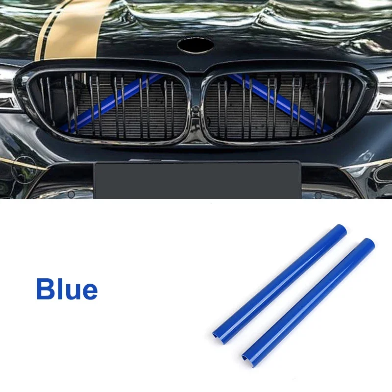 Enhanced Car Front Grille Trim Strips - Sport Styling Decoration Accessories