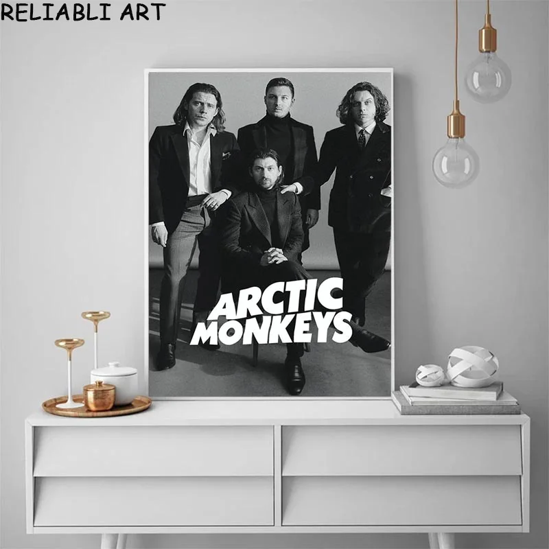 Rock Band AM Poster Arctic Monkeys Singer Alex Turner Cool Music for Room Aesthetic Birthday Gifts for Women Boys 14 Poster Decorative Painting Canvas Wall Art Living Room Posters
