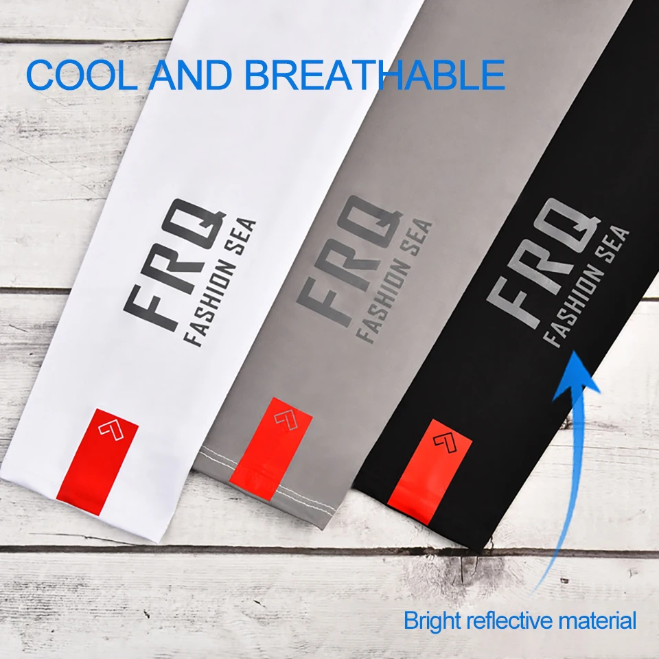 GTUBIKE Arm Protect Sleeves Reflective Summer Sun Protection Ice Silk Breathable Cool Feeling Driving Cycling Outdoor Sports