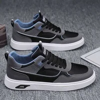Men's Summer New Breathable Canvas Shoes Sports Versatile White Sneakers Dad Trendy Ankle Cover Rubber Sole Cotton Lined Shoes