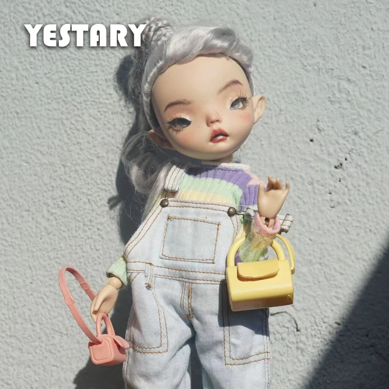 

YESTARY BJD Clothing Obitsu 11 Space Cat Package Doll Clothes Accessories Candy Color Crossbody Bag For Blythe 1/6 20-30CM Dolls