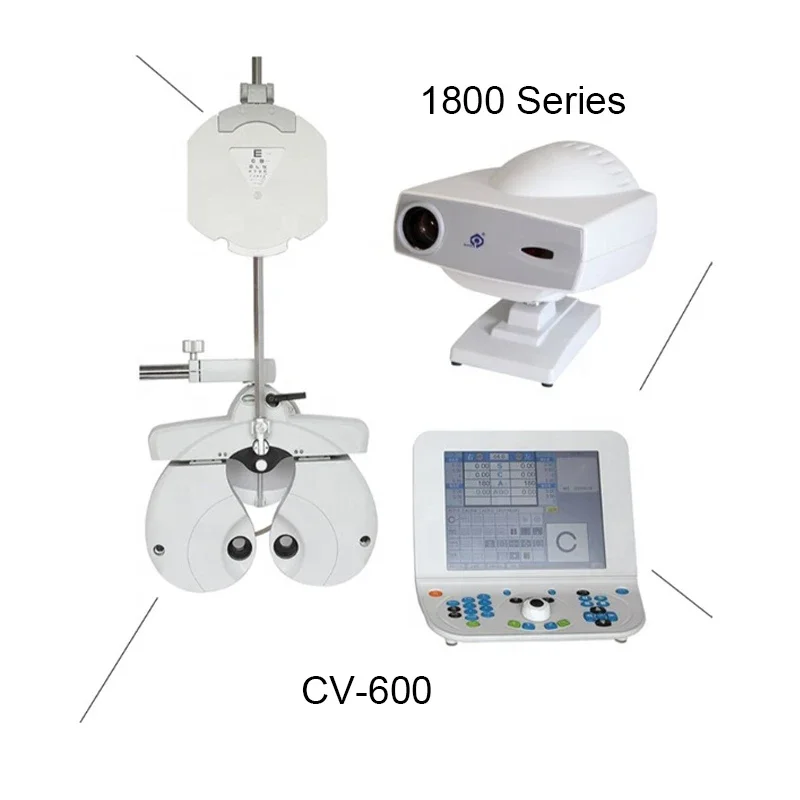 China Optometry Top Quality Computerized Eye Test Auto Vision Tester Digital Automatic Phoropter Cv600 Ce Iso Approved