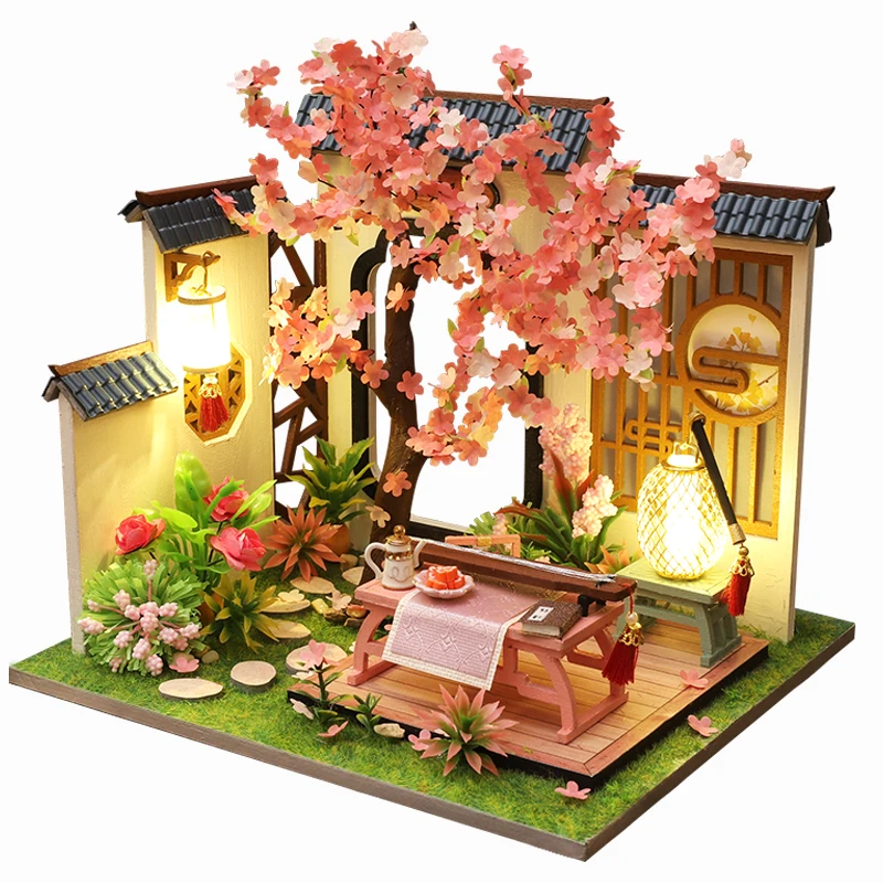 Maison de poupées Décoratives En Forme Set De correspondants floral vases miniature Ornements 