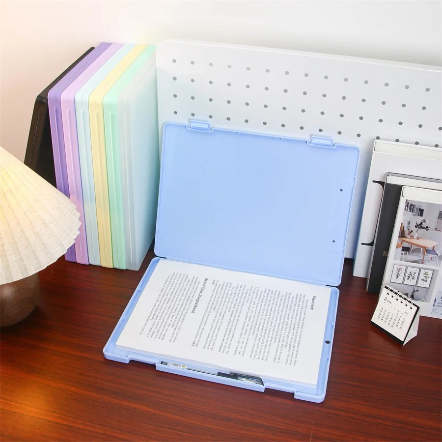 A4 Transparent Large Capacity Multifunctional Storage Box for Documents and Certificates
