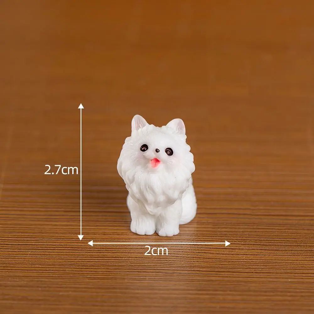 Charming Puppy Miniature Sculpture - Adorable Animal Ornament and Desk Accessory