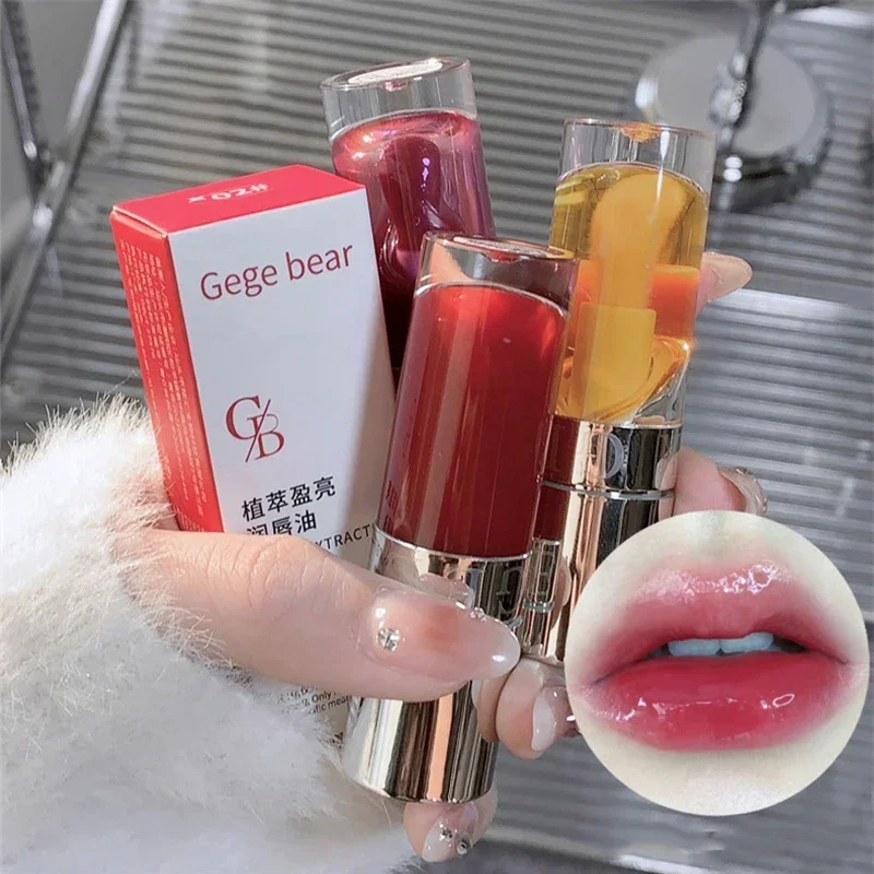Lip Makeup Lip Glaze Lip Tint Lip Stain Lip Gloss Lip Oil 6Colors Moisturizing Liquid Lipstick Jelly Lasting Cherry Red Pink Lip Gloss Sexy Non Sticky Cup Lip Tint Korean Lips Oil Makeup