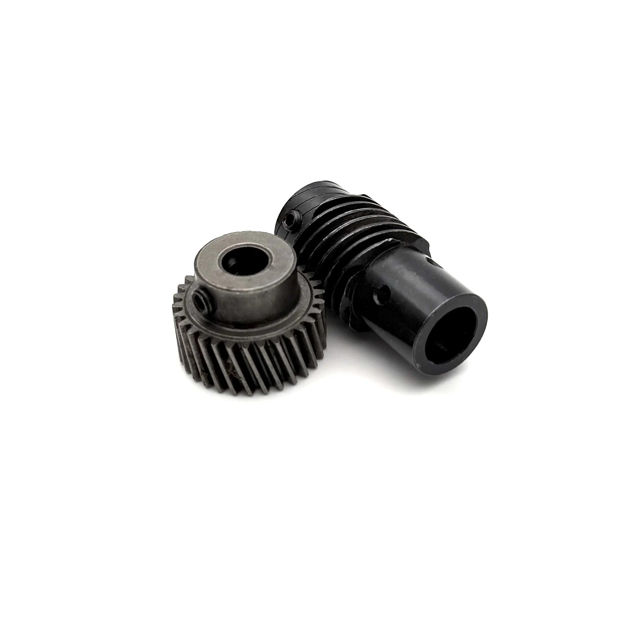 Metal Turbine Worm Reducer Gear 0.6M 1:5 30T 90 Degree Right Angle Transmission Parts
