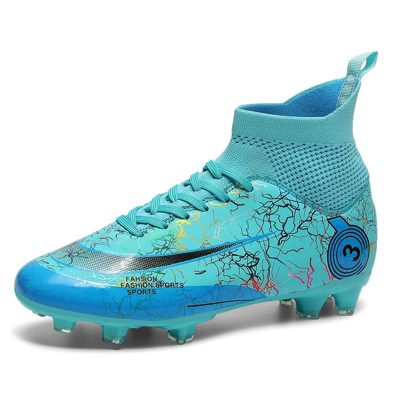 Soccer Shoes Men Ultralight AG/TF Soccer Cleats Boys Outdoor Football