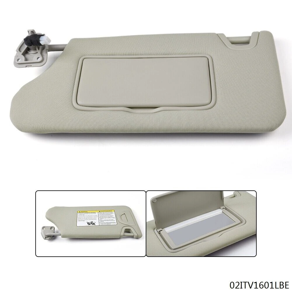 Parasol Delantero Izquierdo Para Fiat Grande Punto 2005 - Con Bolsillo Y Espejo, Lado Conductor