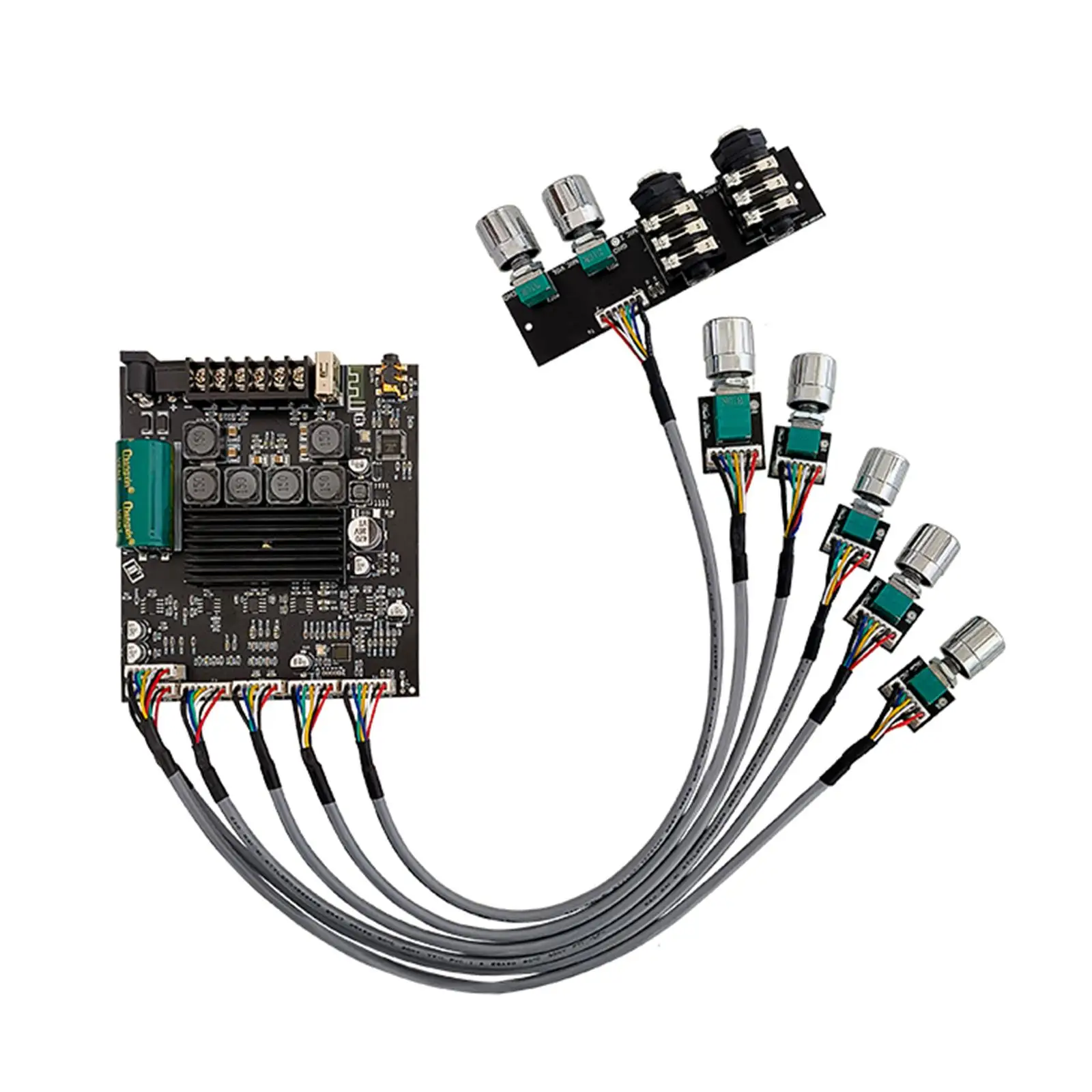 

Microphone Amplifier Template 2 Way Microphones 15M Transmission Distance Intelligent Anti Howling PCB Board TPA3116D2 Zk-Am100F