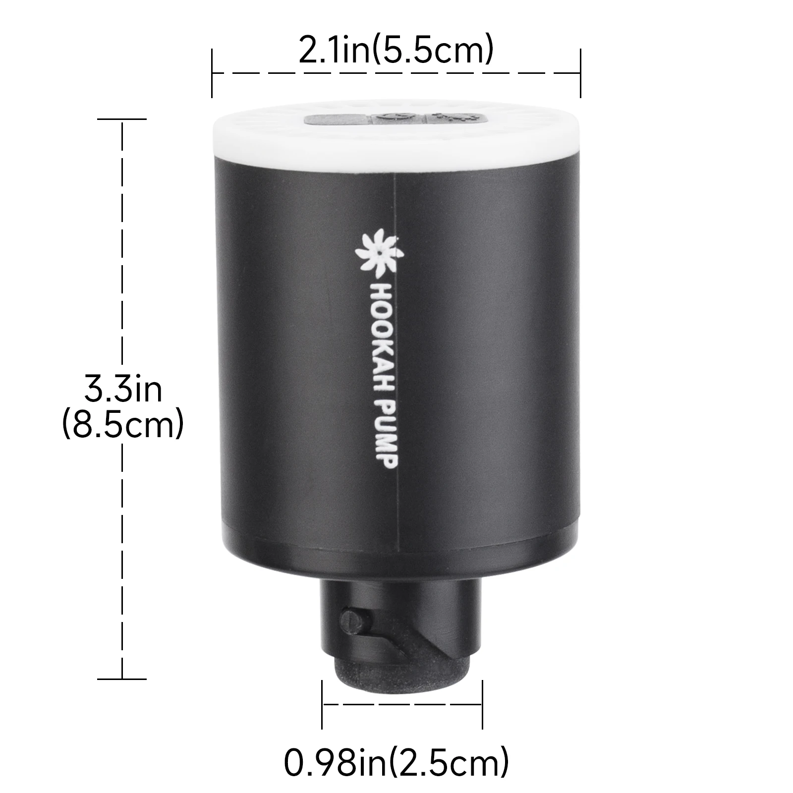 Electric Hookah Pump with 1300 mAh Rechargeable Battery Led Light Mini Portable Charcoal Coal Shisha Starter Helper 16 Colors 3