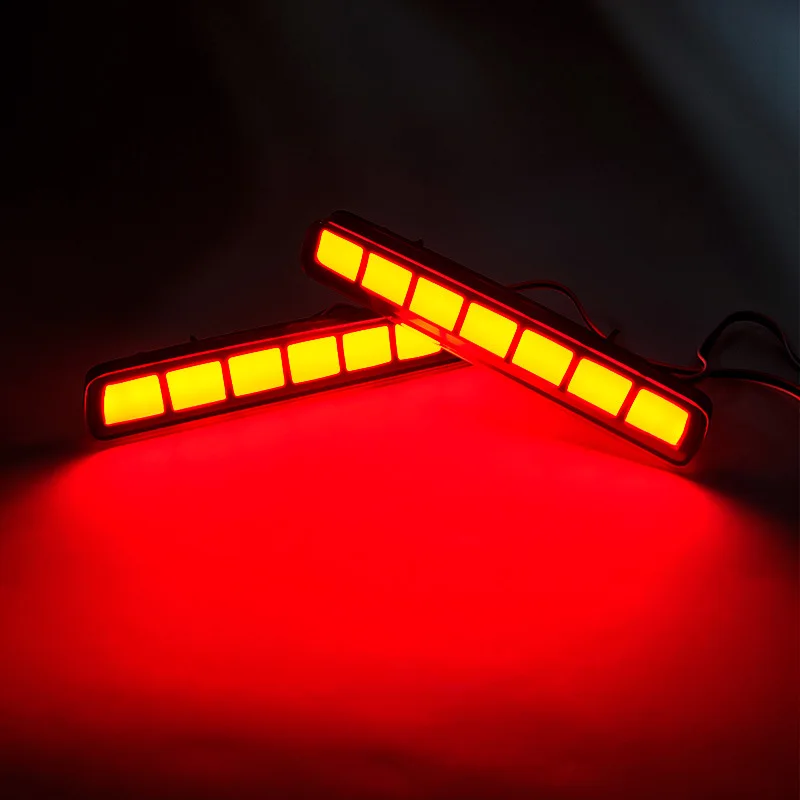 Led Rear Bumper Light For Toyota VOXY Prius GR Corolla Yaris CROSS DRL Brake Light Start Scan Dynamic Turn Signal Warning Lamp detail image 3