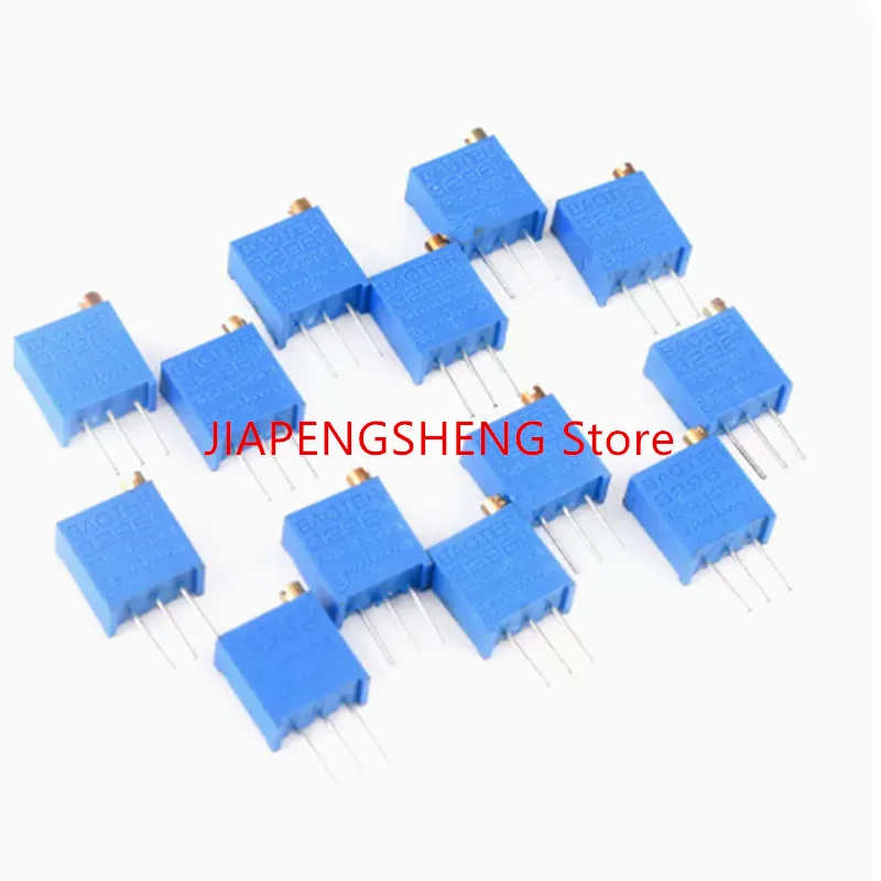 10 Pz Potenziometro 3296W Top Tuning 1K 2K 5K 10K 20K 50K 100K 200K 500K 1M 50R 100R 200R 500R