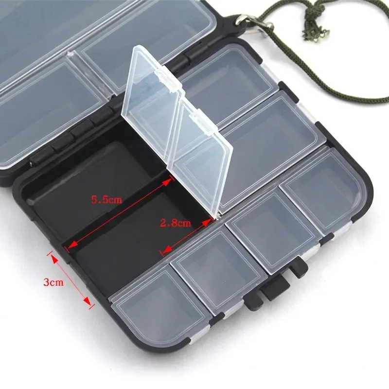 루야 낚시 장비 상자 낚시 액세서리 상자 양면 낚시 부품 보관함 미끼 상자 낚시 바늘 잉어 액세서리 보관함