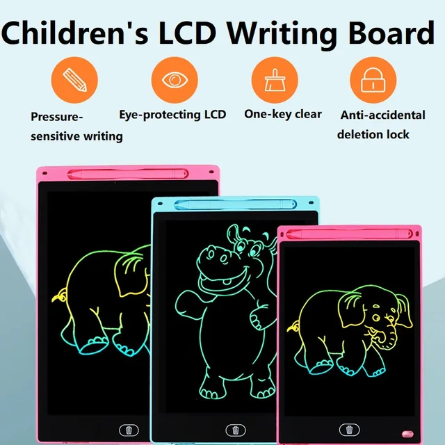 12 Inch Lcd Tablet for Drawing Writing Board Tablet Graphic Designs  Drawing Tablet Magic Electronic Notebook 5