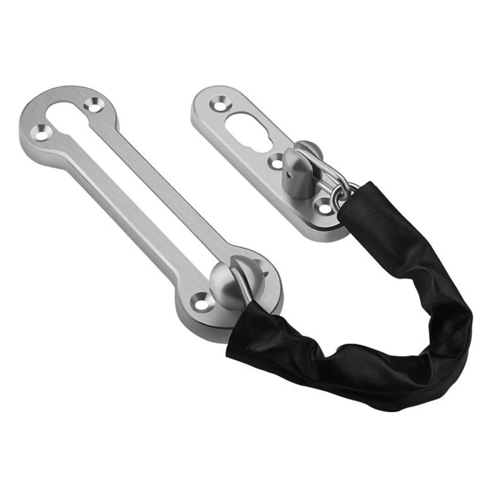 

Door Chain Lock Stainless Steel Security Chain Guard Security Lock Spring Anti Theft Latch Hotel Door Chain Latch Hardware