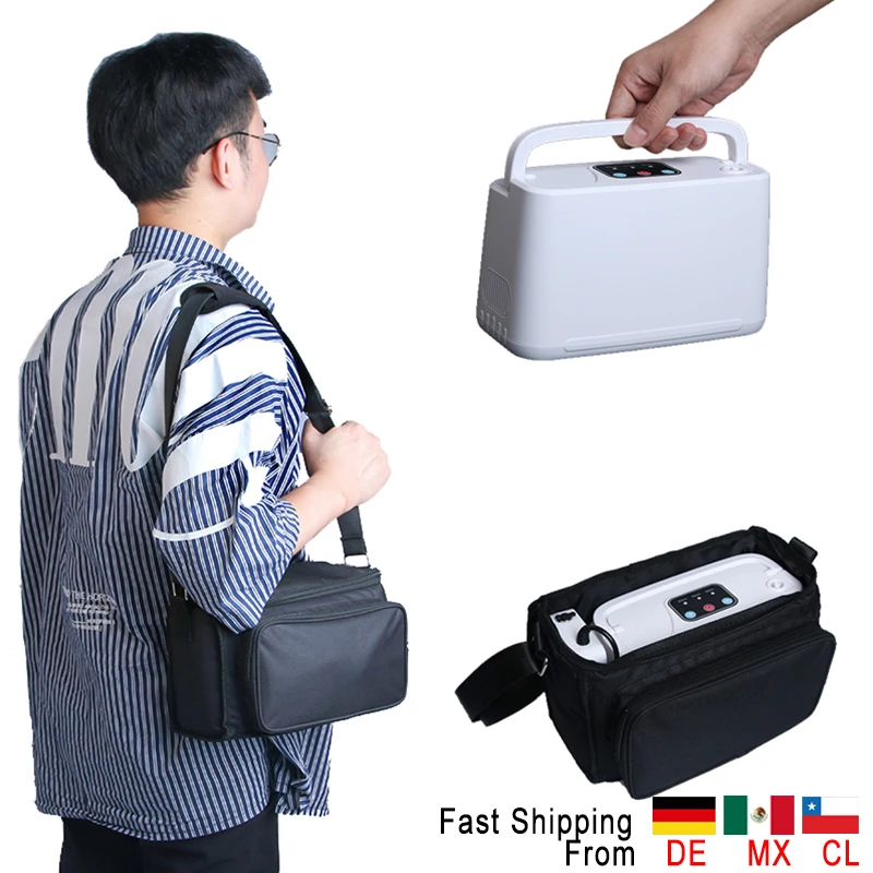 Mini Oxygen Concetrator Portable 3L Oxygen Machine With Battery Rechargeable For Home Car Travel Use