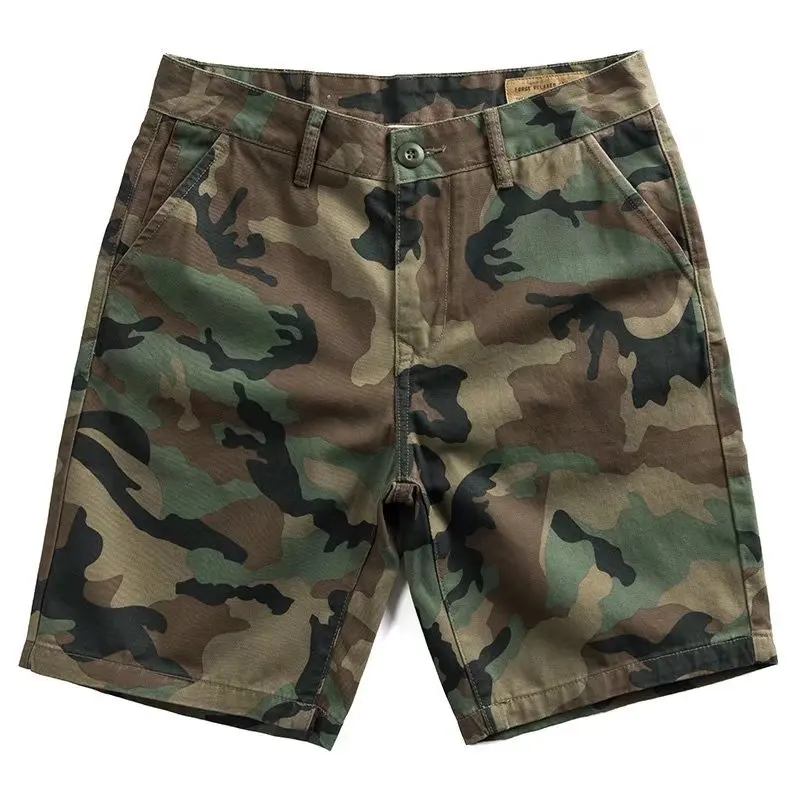 

Summer Cargo Shorts Men Fitness Gym Shorts Casual Camouflage Sportswear Shorts Male Knee Length Male Beach Shorts Men Oversized
