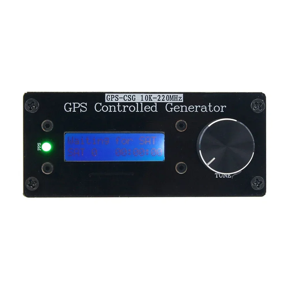 GPS-CSG 10K-220MHz VFO GPS Controlled Generator Taming Reference Signal Source Black Practical Tool  Accessories 4