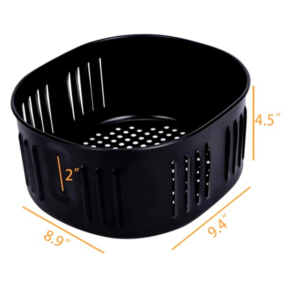 Air Fryer Replacement Basket for Power XL DASH Gowise 5.5Qt Air Fryer and All Oven,Air Accessories