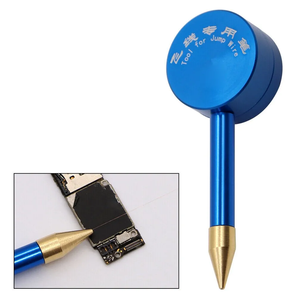 electrode rod BAG Welding Consumables Chip Jumper Wire Pen Auxiliary Tool For 0.02mm PCB Link Line Reel PCB Welding Soldering Repair leather welding helmet