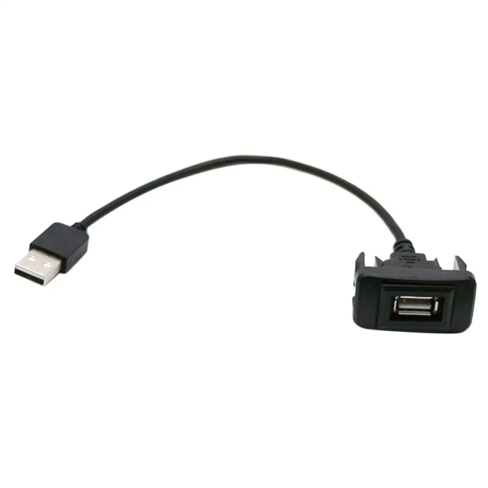 

Car Dashboard Flush USB 2.0 Port Panel USB 2.0 Port Panel Mount Extension Cable