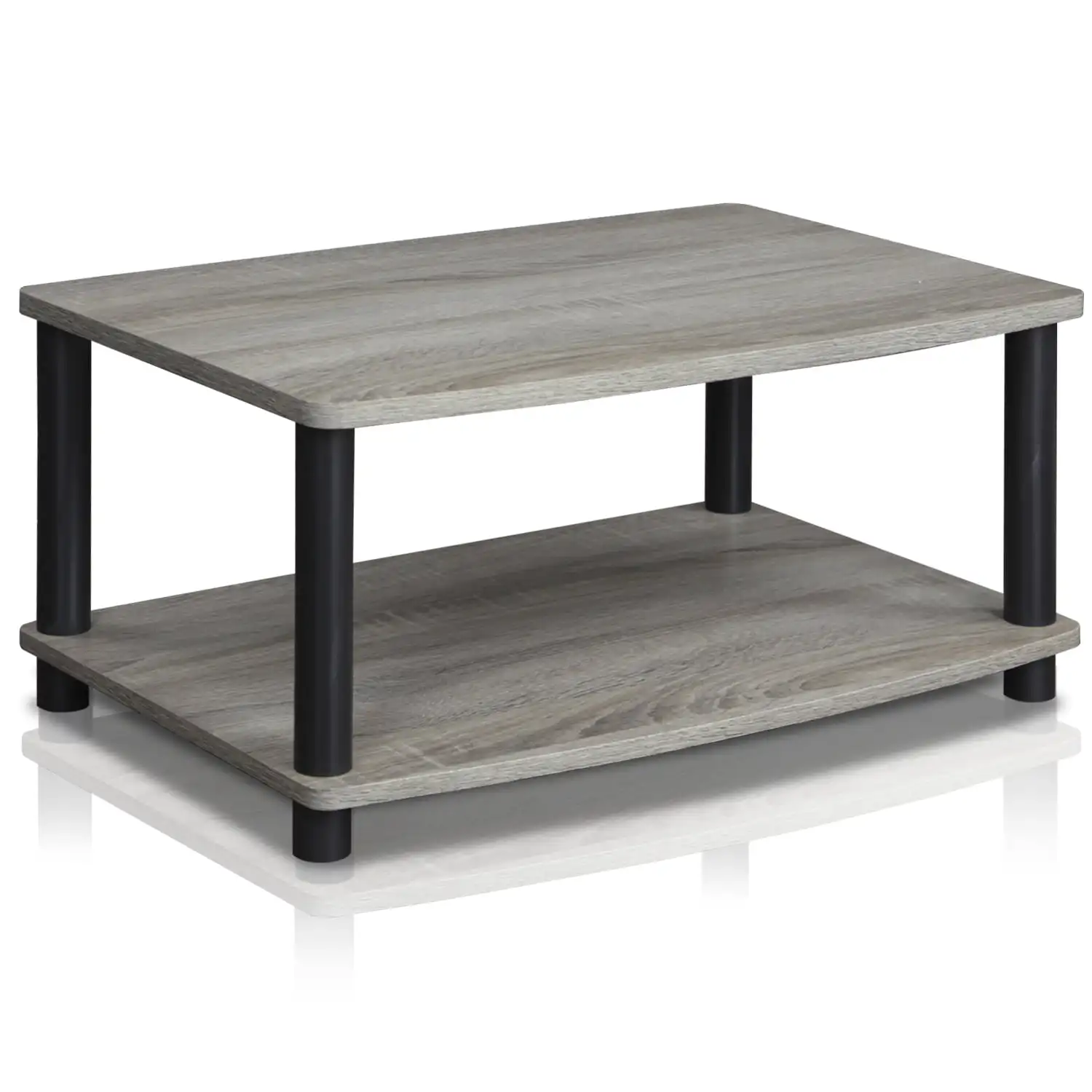 

Turn-N-Tube No Tools 2-Tier Elevated TV Stands