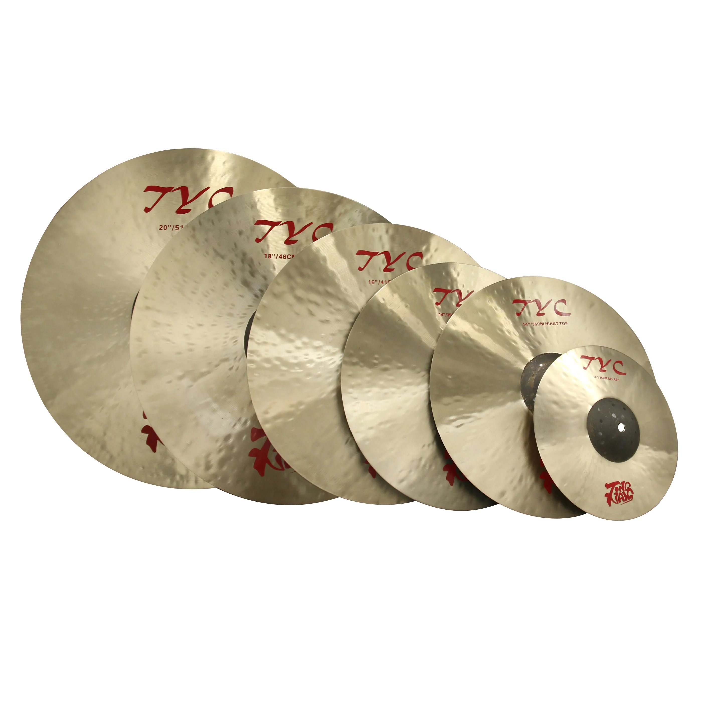 B25 Handmade Cymbals TYC 8" Splash Percussion Instruments Cymbals for Drums