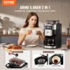VEVOR Coffee Maker with Grinder, 12 Cup Grind and Brew Coffee Maker with 3 Brew Strength Control, 24-Hour Timer for Auto Brew 2