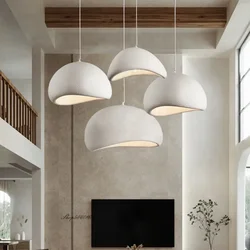 Modern Designer Wabi Pendant Lights Creative Resin Chandeliers for Dining Room Restaurant Home Decor E27 Lamp Loft Suspension