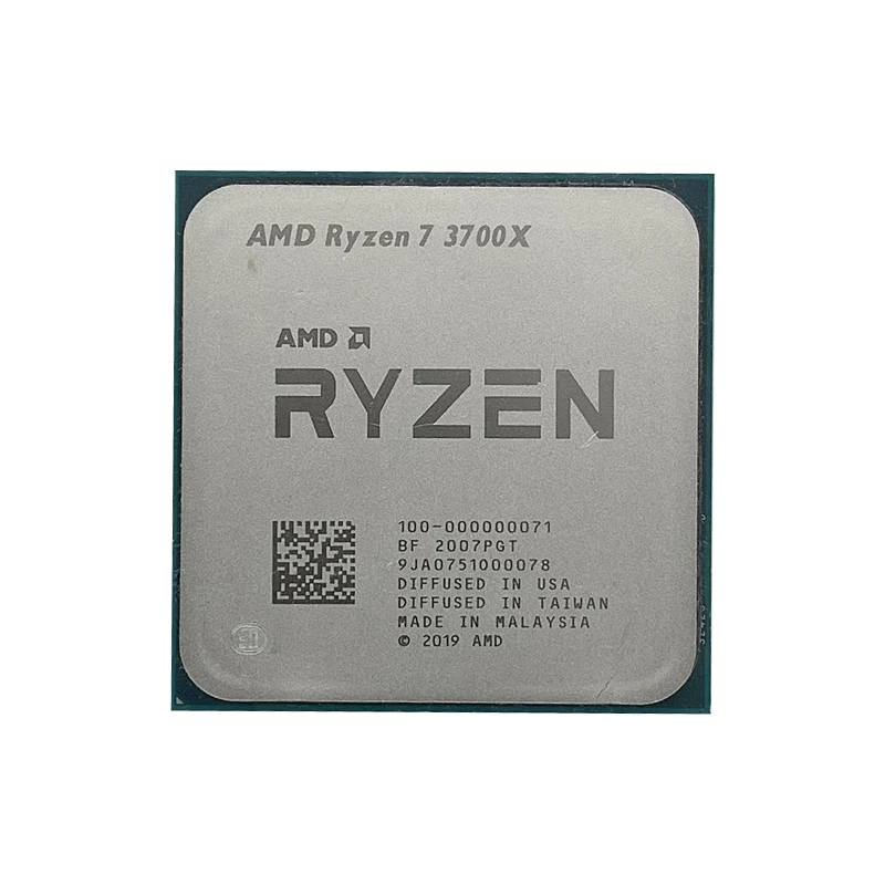 AMD Ryzen 7 3700X R7 3700X 3,6 GHz 7NM L3 = 32M 100-000000071 8 