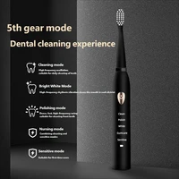 Electric Toothbrush Adult Rechargeable Super Automatic Sonic for Students, Men & Women Couples Set 2
