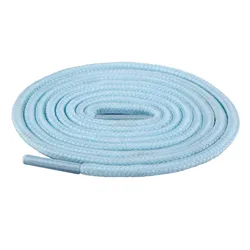 Dual-Tone Round Shoelaces for Sneakers & Hiking Shoes - Stylish & Durable Shoe Accessories for Adults & Kids (Sky Blue)