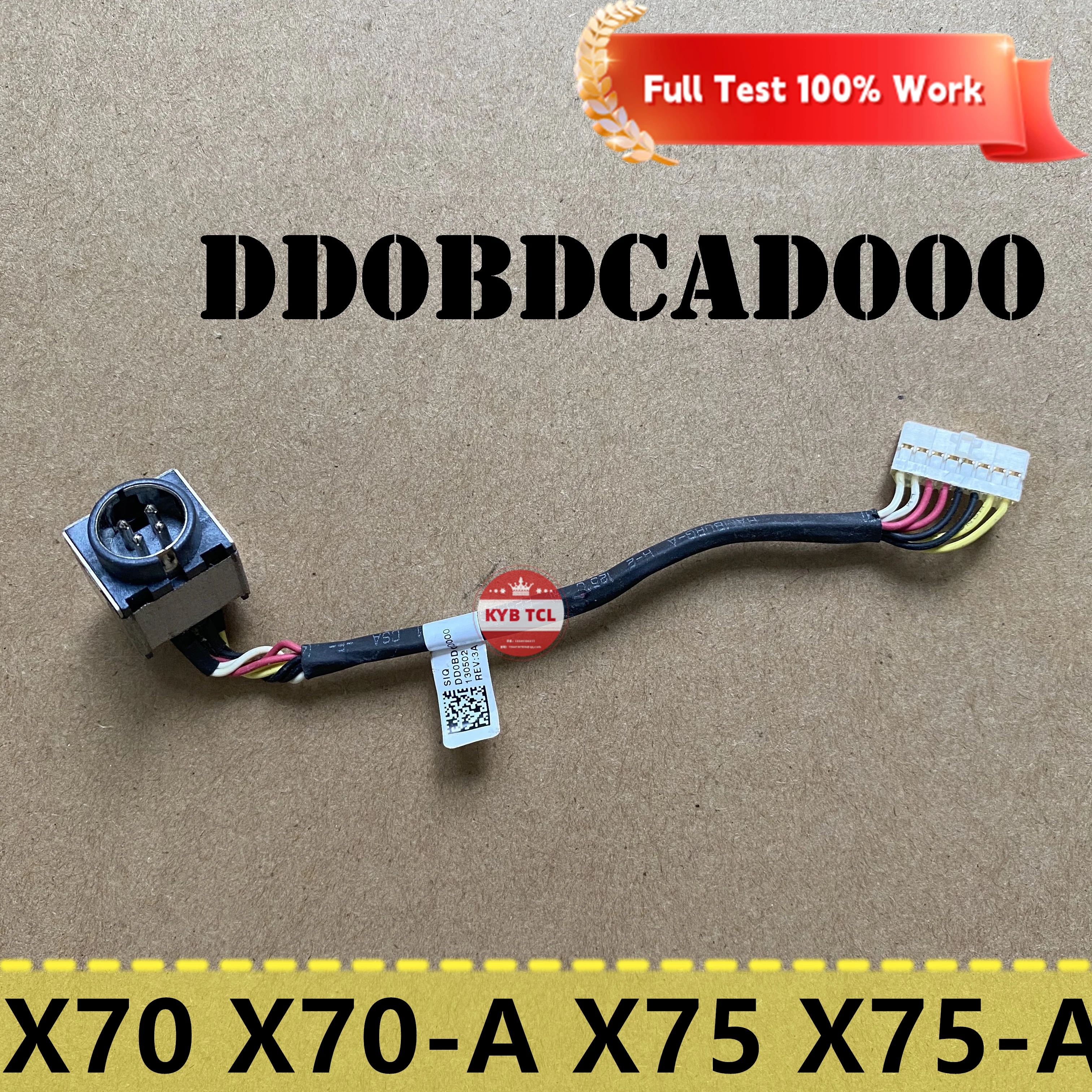 

For Toshiba Qosmio X70 X70-A X75 X75-A Laptop Power Connector Power Socket with Cable Notebook DD0BDCAD000