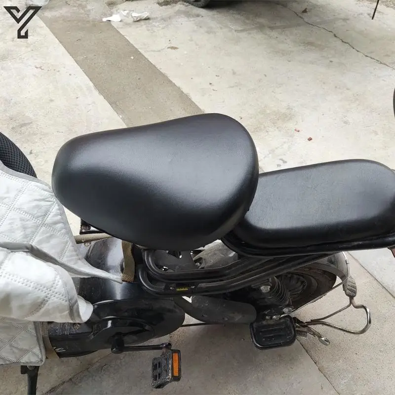 Electric Vehicle Seat Cushion Rain Cover Bicycle Seat Cover Sun Protection Waterproof Wear-resistant Double-sided Leather
