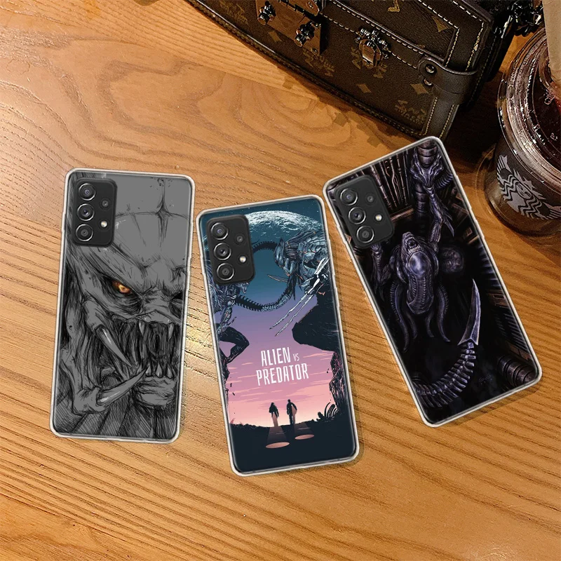 Custodia Per Telefono Alien Vs Predator Per Galaxy A54 A34 A24 A14 A10 A10S A20 A20E A30 A40 A50S A70S Samsung A71 A51 A41 A31 A21 A21S A11