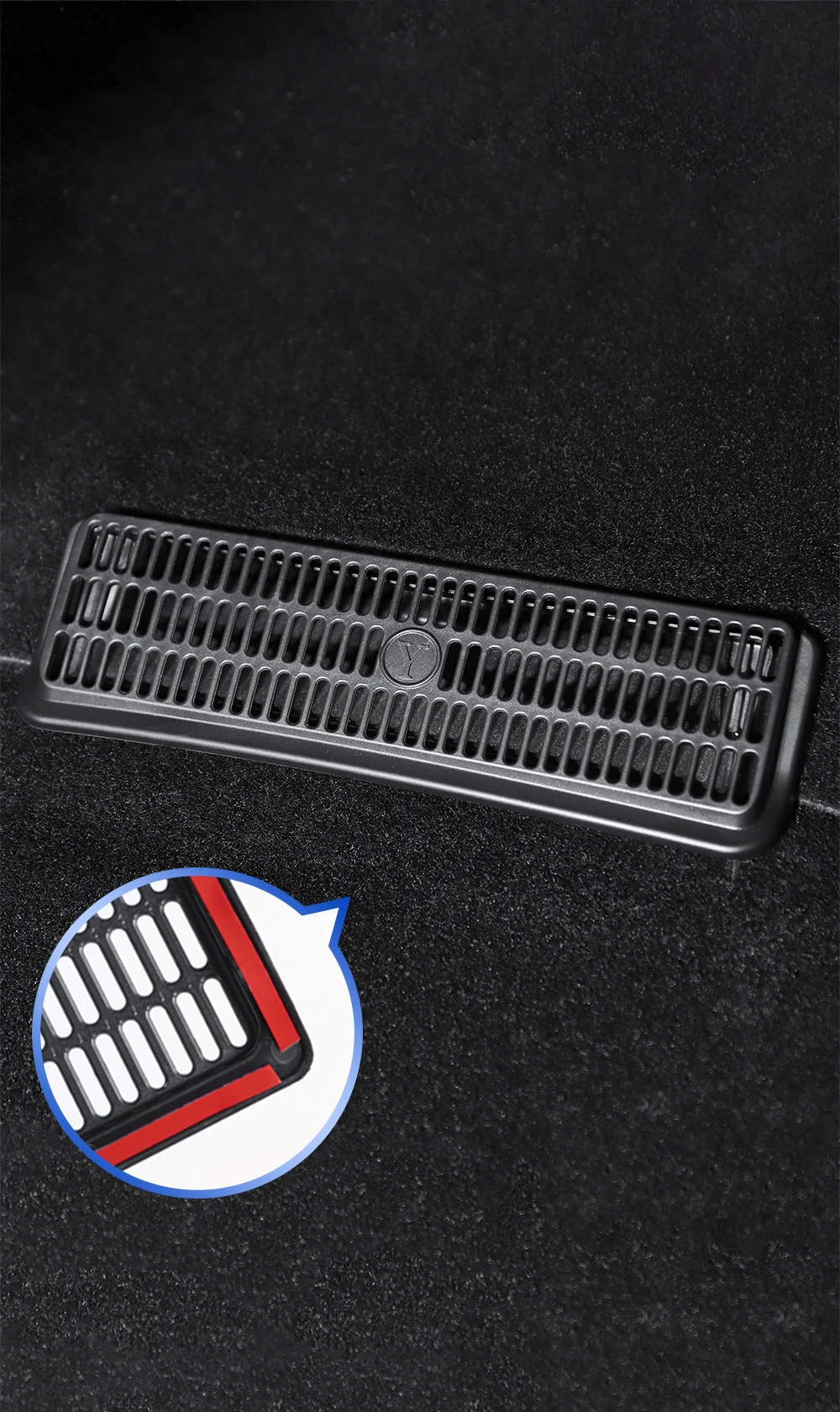 For Tesla Model 3 Y Juniper Highland 2021-2025 Under Seat Air Outlet Cover Air C