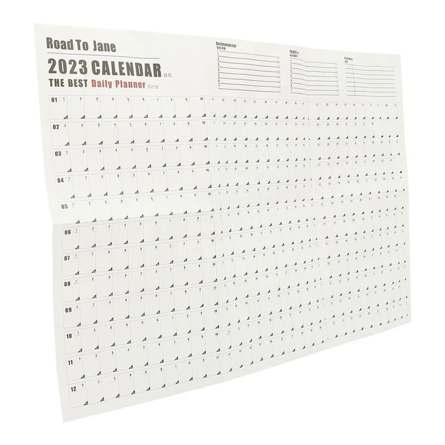 Yearly Planner Wall Calendar | Wall Calendar Year Planner | Large Wall  Calendar 2023 - Desk Calendar - Aliexpress