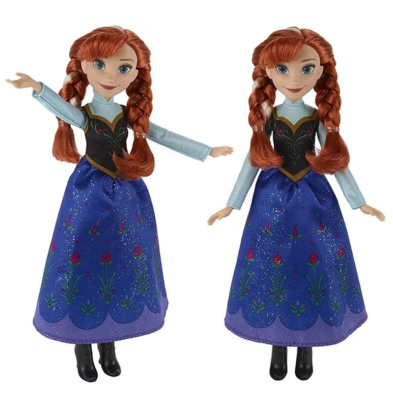 Frozen 2 Disney Princess Dolls Toy Set Elsa Princess Anna Doll Girls Action Fiure Model Dolls Toy Kids Birthday Gift