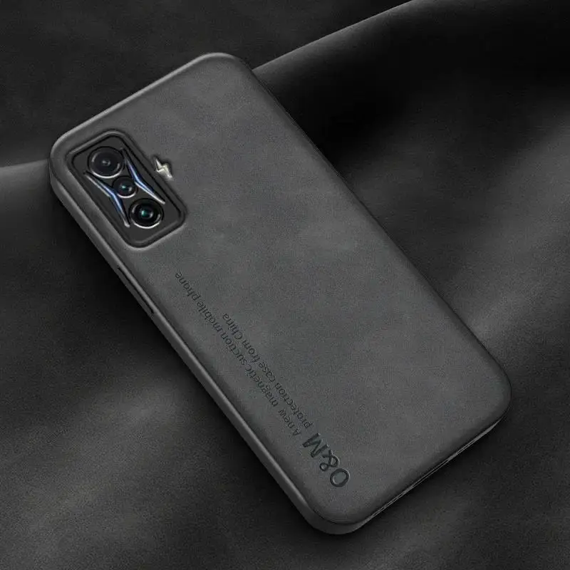 Premium Magnetic Leather Phone Case with Silicone Back Cover