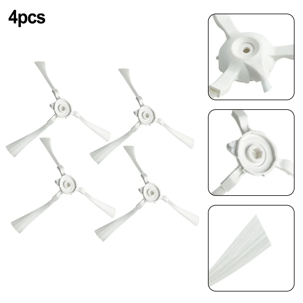 

Brush Side Brushes 4 Pcs Dust Cleaning For Rowenta RR6925 RR6943 Robot Cleaner Parts Side Brush Sweeper Accessories