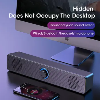Bluetooth 4D Surround Speaker Home Theater Sound System Computer Soundbar For TV Subwoofer Wired Stereo Strong Bass 1