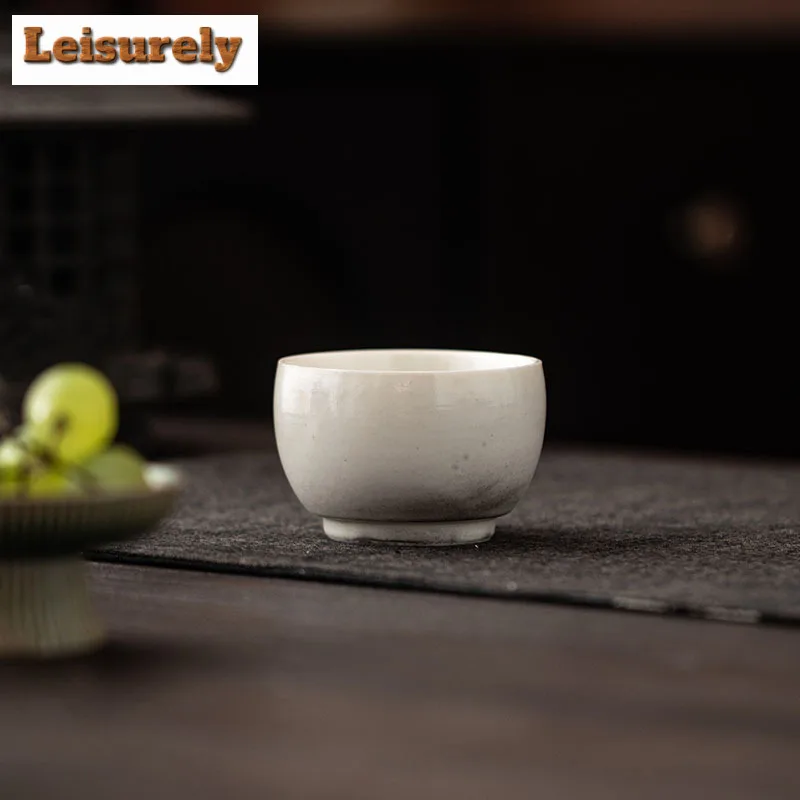 110ML Ink Painting Teacup Luxury Tea Bowl Sample Tea Cup Tea-tasting Personal Cup Chazhan Master Cups Tea Services Supplies