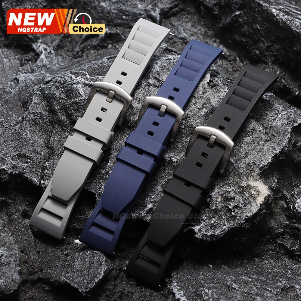 Enhanced Sport Rubber Watchband | Silicone Universal Wristband