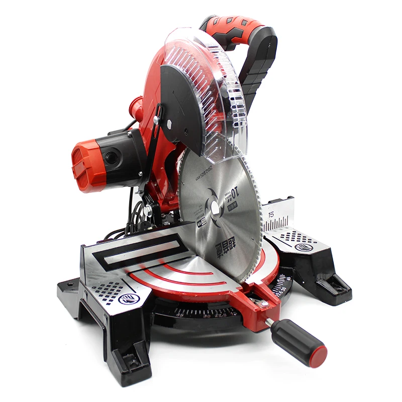 10 Inch Electric Saw Aluminum Machine 220V/1800W Multifunctional Circular Saw 45 Degree Cutting Miter Sawing Aluminum Machine