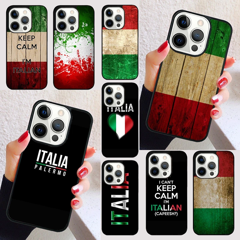 Cover Bandiera Nazionale Italia Italia Per Iphone 15 13 12 11 14 Pro Max Mini X Xr Xs Max Se 2020 7 8 6S Plus Custodia Per Telefono