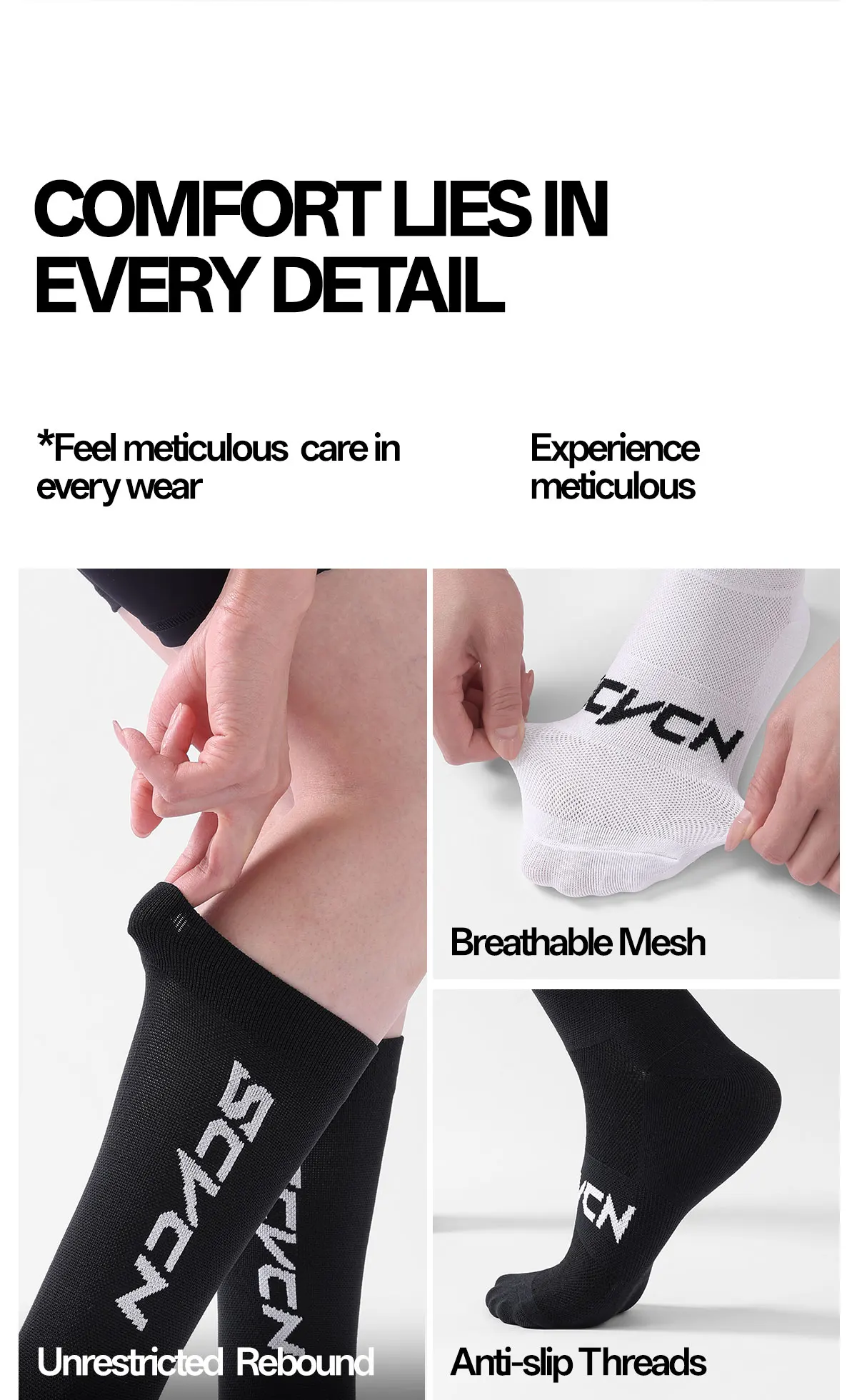 SCVCN Neue Radfahren Socken Top Qualität Professionelle Marke Sport Socken Atmungsaktive Fahrrad Socke Outdoor Racing Große Größe Männer Frauen – Detail 13